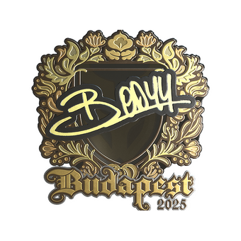 Sticker | bodyy (Gold) | Budapest 2025 CS2 skin