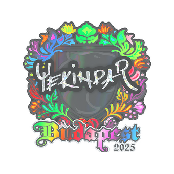 Sticker | YEKINDAR (Holo) | Budapest 2025 CS2 skin