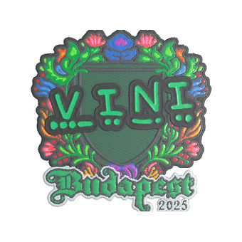 Sticker | VINI (Embroidered) | Budapest 2025 CS2 skin