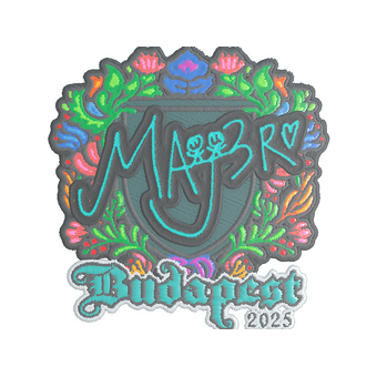 Sticker | MAJ3R (Embroidered) | Budapest 2025 CS2 skin
