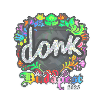 Sticker | donk (Holo) | Budapest 2025 CS2 skin