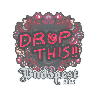 Sticker | drop | Budapest 2025 CS2 skin