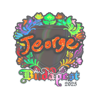 Sticker | jeorge (Holo) | Budapest 2025 CS2 skin