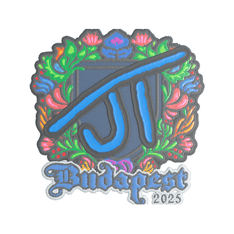 Sticker | JT (Embroidered) | Budapest 2025 CS2 skin