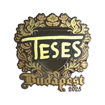 Sticker | TeSeS (Gold) | Budapest 2025 CS2 skin