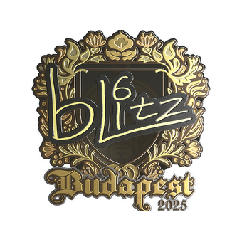 Sticker | bLitz (Gold) | Budapest 2025 CS2 skin