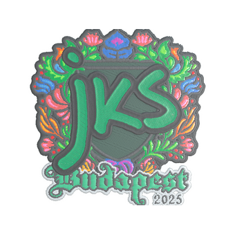 Sticker | jks (Embroidered) | Budapest 2025 CS2 skin