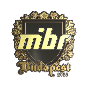 Sticker | MIBR (Gold) | Budapest 2025 CS2 skin