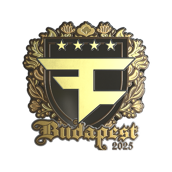 Sticker | FaZe Clan (Gold) | Budapest 2025 CS2 skin