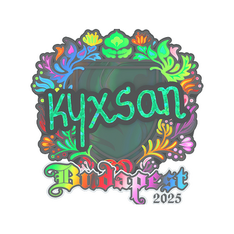 Sticker | kyxsan (Holo) | Budapest 2025 CS2 skin