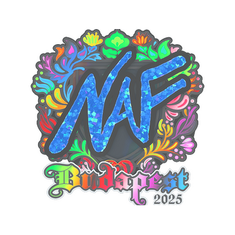 Sticker | NAF (Holo) | Budapest 2025 CS2 skin