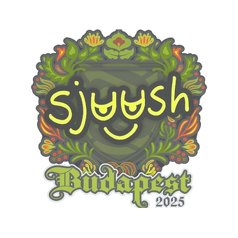 Sticker | sjuush | Budapest 2025 CS2 skin