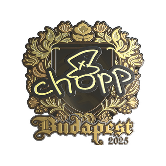 Sticker | chopper (Gold) | Budapest 2025 CS2 skin