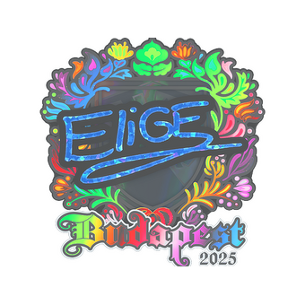 Sticker | EliGE (Holo) | Budapest 2025 CS2 skin