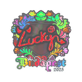 Sticker | Lucky (Holo) | Budapest 2025 CS2 skin