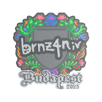 Sticker | brnz4n (Embroidered) | Budapest 2025 CS2 skin