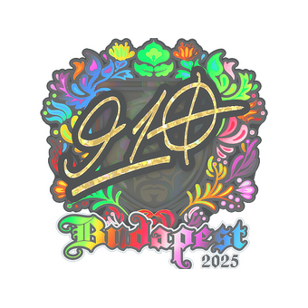 Sticker | 910 (Holo) | Budapest 2025 CS2 skin