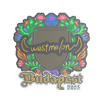 Sticker | westmelon (Embroidered) | Budapest 2025 CS2 skin