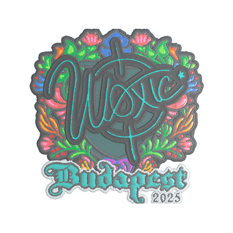 Sticker | woxic (Embroidered) | Budapest 2025 CS2 skin