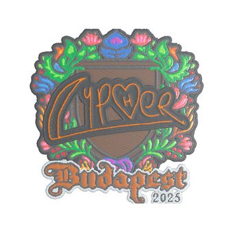 Sticker | Cypher (Embroidered) | Budapest 2025 CS2 skin