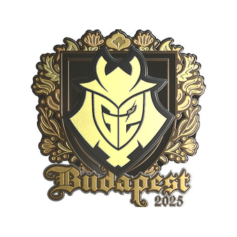 Sticker | G2 esports (Gold) | Budapest 2025 CS2 skin