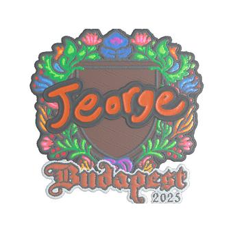 Sticker | jeorge (Embroidered) | Budapest 2025 CS2 skin