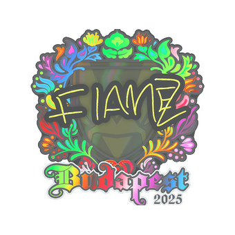 Sticker | FlameZ (Holo) | Budapest 2025 CS2 skin