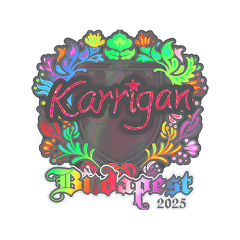 Sticker | karrigan (Holo) | Budapest 2025 CS2 skin