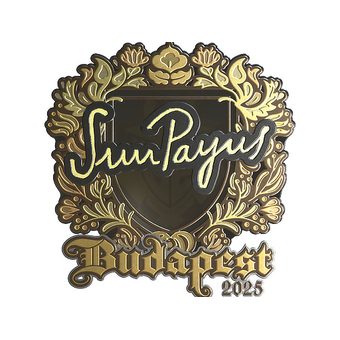 Sticker | SunPayus (Gold) | Budapest 2025 CS2 skin