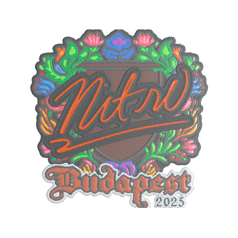 Sticker | nitr0 (Embroidered) | Budapest 2025 CS2 skin