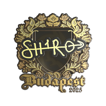 Sticker | sh1ro (Gold) | Budapest 2025 CS2 skin