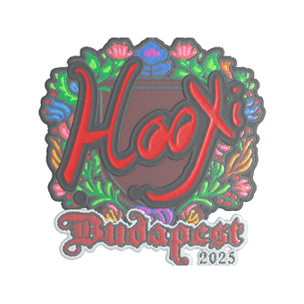 Sticker | HooXi (Embroidered) | Budapest 2025 CS2 skin