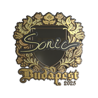 Sticker | Sonic (Gold) | Budapest 2025 CS2 skin