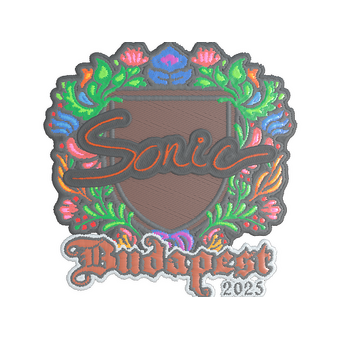 Sticker | Sonic (Embroidered) | Budapest 2025 CS2 skin