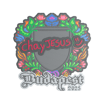 Sticker | chayJESUS (Embroidered) | Budapest 2025 CS2 skin