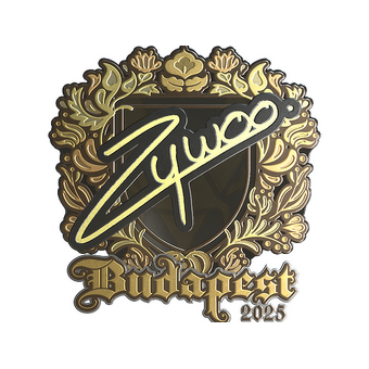 Sticker | ZywOo (Gold) | Budapest 2025 CS2 skin