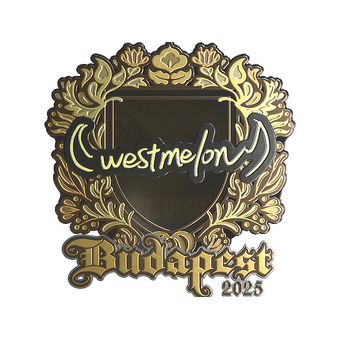 Sticker | westmelon (Gold) | Budapest 2025 CS2 skin