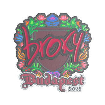 Sticker | broky (Embroidered) | Budapest 2025 CS2 skin