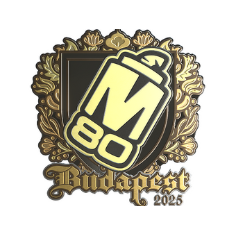 Sticker | M80 (Gold) | Budapest 2025 CS2 skin