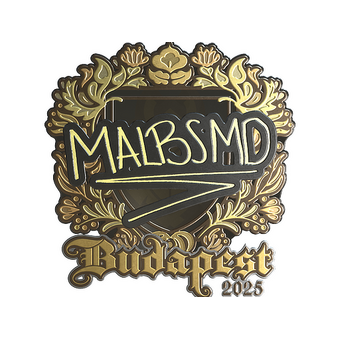 Sticker | malbsMd (Gold) | Budapest 2025 CS2 skin