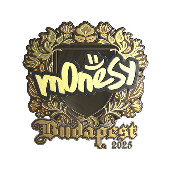 Sticker | m0NESY (Gold) | Budapest 2025 CS2 skin