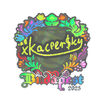 Sticker | xKacpersky (Holo) | Budapest 2025 CS2 skin