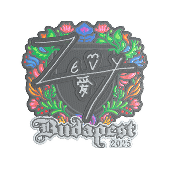 Sticker | zevy (Embroidered) | Budapest 2025 CS2 skin