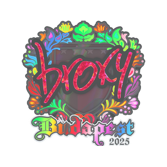 Sticker | broky (Holo) | Budapest 2025 CS2 skin