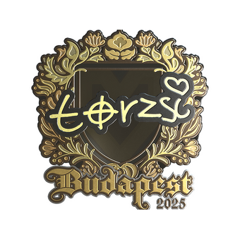 Sticker | torzsi (Gold) | Budapest 2025 CS2 skin