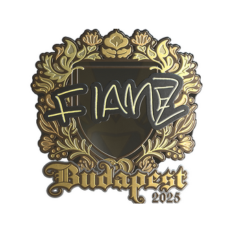 Sticker | FlameZ (Gold) | Budapest 2025 CS2 skin