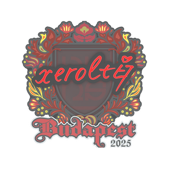 Sticker | xerolte | Budapest 2025 CS2 skin
