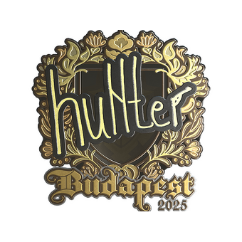 Sticker | huNter- (Gold) | Budapest 2025 CS2 skin