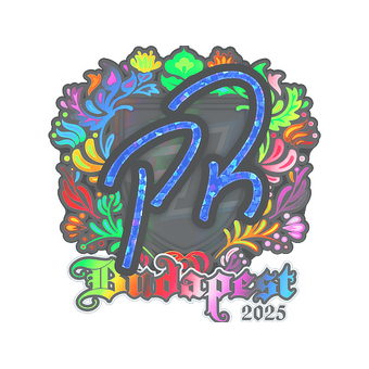 Sticker | PR (Holo) | Budapest 2025 CS2 skin