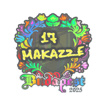 Sticker | makazze (Holo) | Budapest 2025 CS2 skin